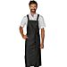 Gordon Black Bib Apron - Isacco