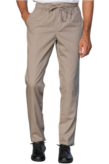 Pantalone slim zip unisex - Isacco Tortora