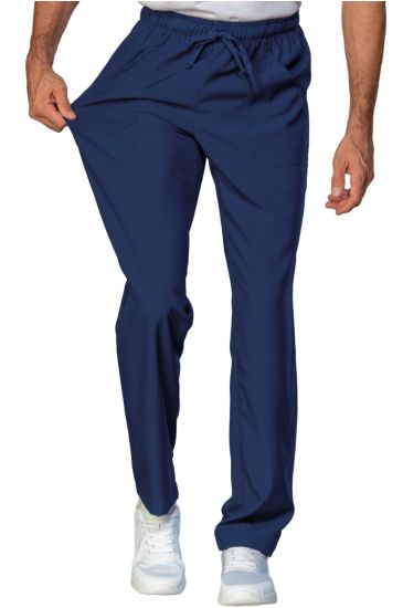 Trousers with elastic - Isacco Blu