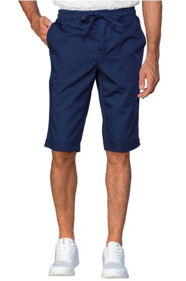 Pantaloncino slim zip unisex - Isacco Blu