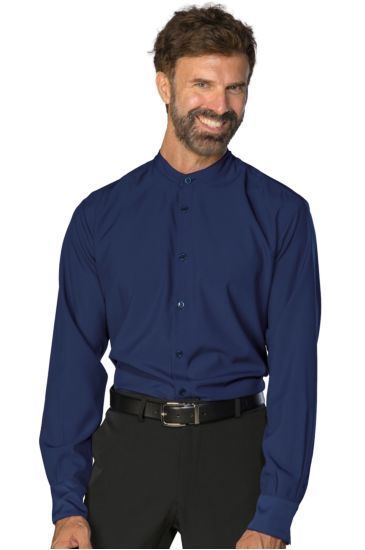 Detroit unisex stretch shirt - Isacco Blu