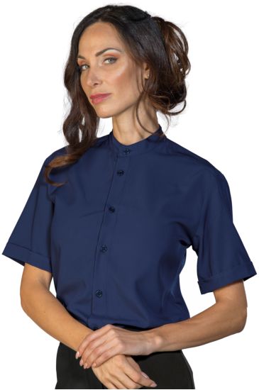 Camicia Unisex Detroit Stretch - Isacco Blu