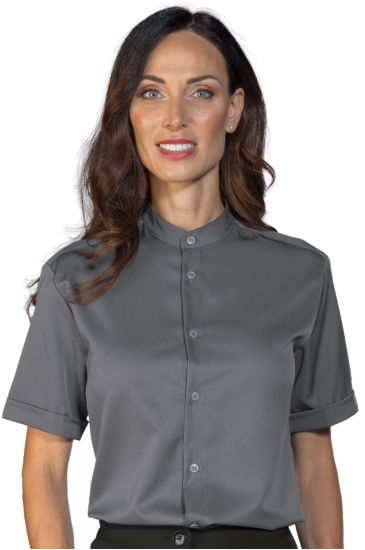 Camicia Unisex Detroit Stretch - Isacco Grigio