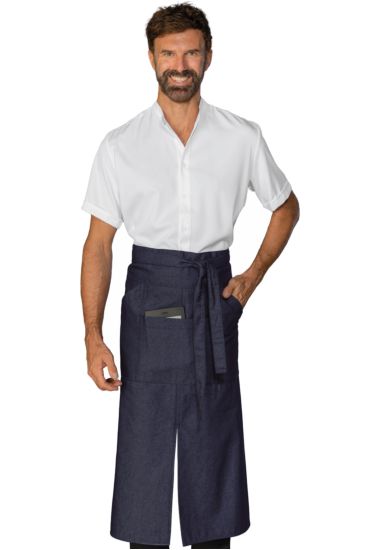 Denim Santiago Stone Apron - Isacco Jeans